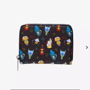 Loungefly Disney Villians Drinks Mini Zipper Wallet